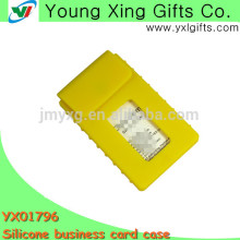 Business card holder silicone name card case