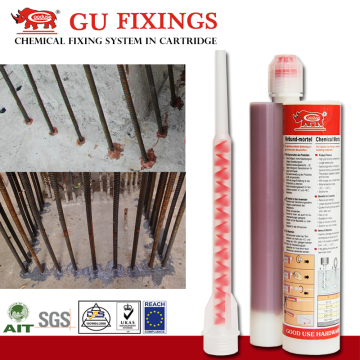 Long working time epoxy for wall cracked repairs 410ml 2-component resin mortar outdoor adhesive flooring