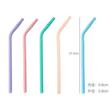 Reusable Silicone Straws Kids Drinking Straws