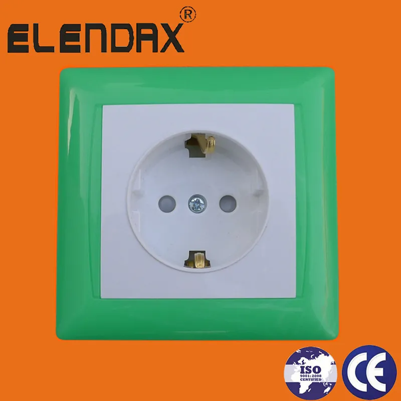 2-контактная розетка европейского типа для скрытого монтажа (F6009)