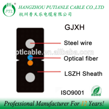 Fttp drop cable 1/2 core indoor fiber opticl cable GJXH