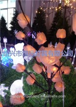 24L Rice Bulb Ground Insert Light With Flower Decoration Light