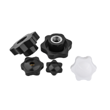 Factory Wholesale Plastic Head Star Hand Knob Nut for Motorcycle Wheel Security