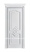 White Recessed panel Wooden door 11-002
