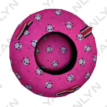 Inflatable Round Plastic Doughnut Sled for Winter Fun - Lands End 110cm