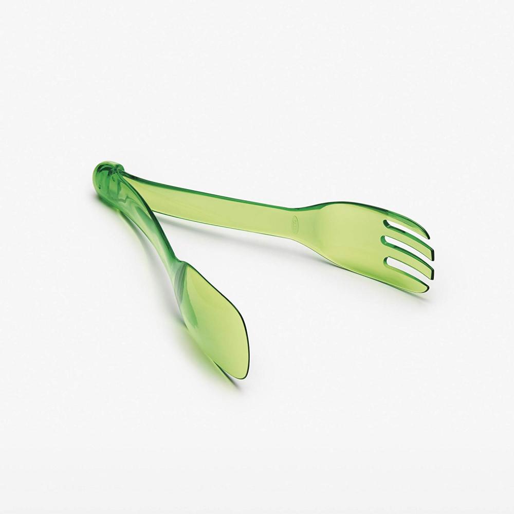 Kitchen Plastic 2 in 1 Salad Tongs Tools