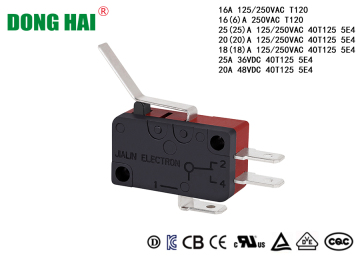 Electrical Micro Switch UL Approved