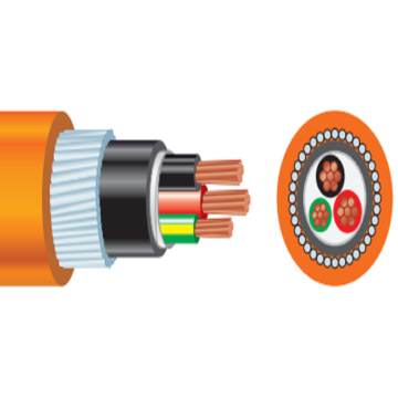 SWA CIRCULAR CABLES XLPE 600/1000V 2C+E 6mm