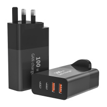 منتج جديد 100 واط GAN PD Charger Power Adapter