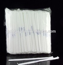 individually paper wrapped plastic drinking straw