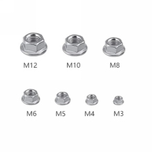 Stainless Steel Serrated Flange Nuts DIN 6923