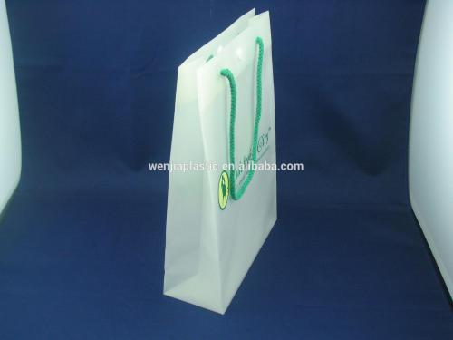 High qulity clear plastic packing bags with handle