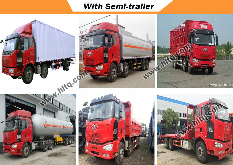 with semi-trailer