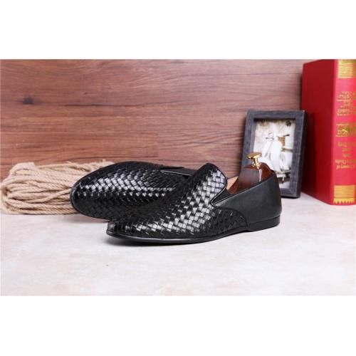 Woven Upper Genuine Leather Men's shoes