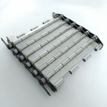 Galvanized chain plate conveyor belt special for chain plate chip remover