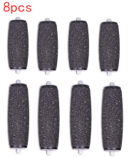 8pcs Pedicure Refill Roller Electronic Foot File Tool Refill Roller Repair Tool Foot Care Pedicure Machine Head Foot Scrubber