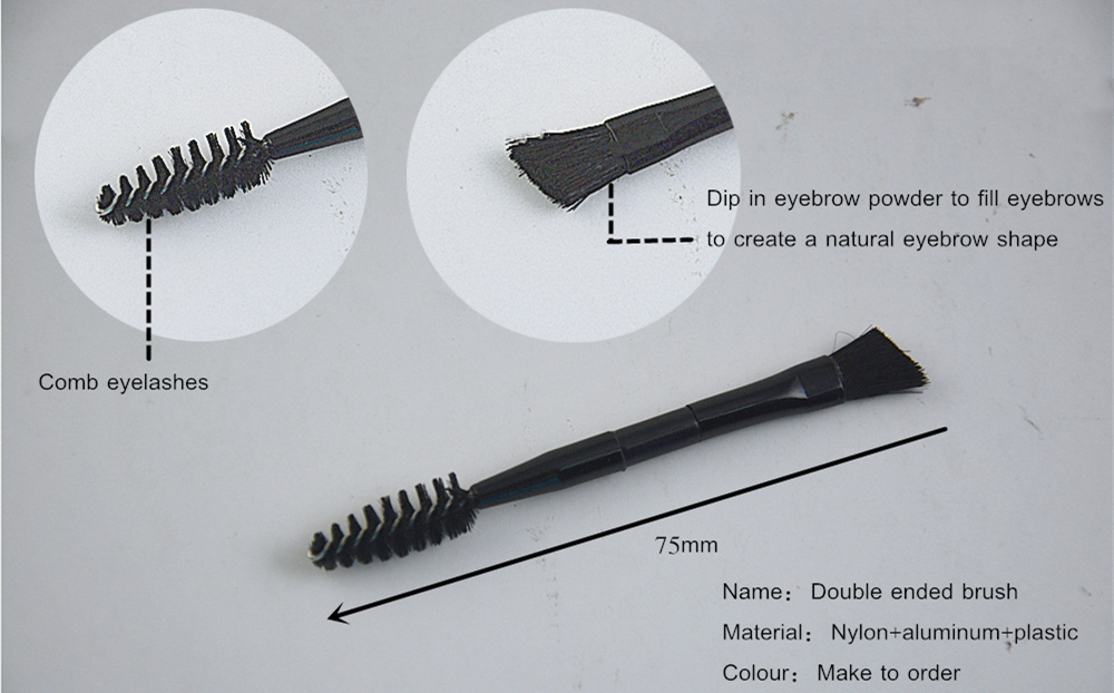 Brocha de sombra de ojos de doble punta Double Ended Eyeshadow Brush