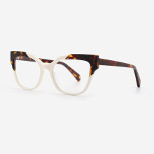 Square Laminated Acetate Men's Optical Frames 23A3043