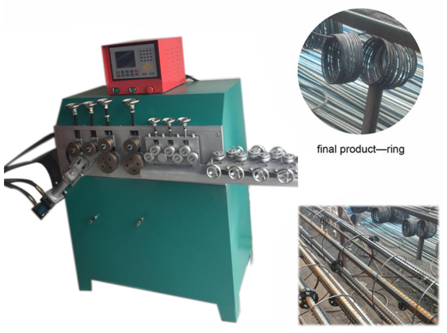 PC Bar /steel Bar Ring Making Machine Ring Making Machine for Pole Pile Steel Bar Using in Pole Pile Production Line Amitycare