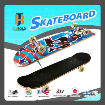 9 PLY China Maple Deck Skateboard JB31083 (EN13613 Certificate)