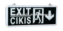 CE/RoHS LED emergency light with self luminous exit signs