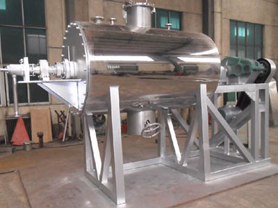 Rotary Rake Vacuum Dryer مع درجة الحرارة