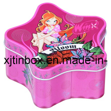 Star Tin Box, Star Shaped Tin Box, Star Shaped Tin Can (XJ-022E)