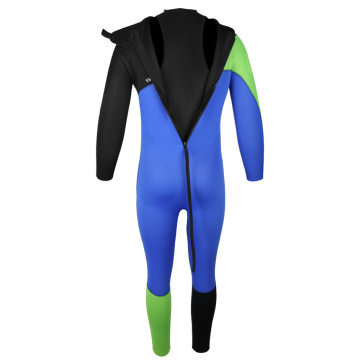 Seaskin Mens 4/3mm Chest Zipper Swimsuit Wetsuit