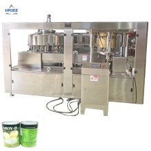 Canned Food and Beverage Seamer and Wet Glue Labeling Machine