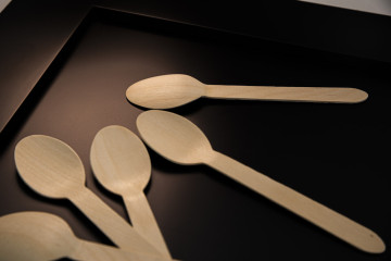 Flatware wooden spoon cutlery