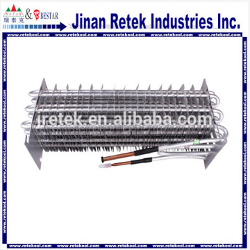 Refrigeration aluminum fin coil evaporator