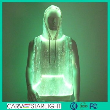 2016 Fashion Hoody Jacket Hoody Men Custom optic fiber Man Hoody