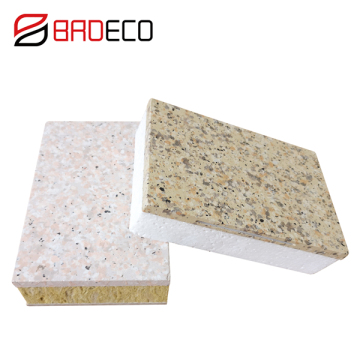 innovative multi-color real stone paint exterior facade insulation decorative shingle