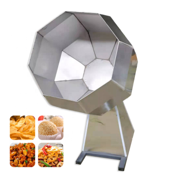 Automatic Banana Chip and Fried Potato Chips Snack Seasoning Machine