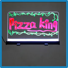 Portable new products neon effect advertising signs aluminium frame 18 flashing modes led message signs led variable message sig