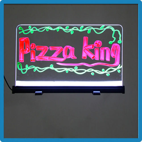 China portable stand independently display signs 18 flashing modes with remote control aluminium frame led display signs