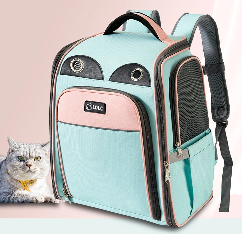 Pet Bags Dog Cat Breathable Carries Backpack Pet Shoulders Bags for Outdoor Traveling Pet Backpack