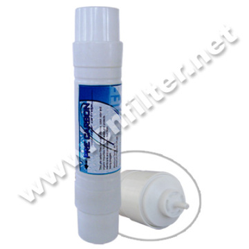 in line water filter cartridge for quick fittings