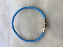 Leather Bracelet, PT2176 Genuine Leather Jewelry Stingray Leather Bracelet, Braided Leather Bracelet Jewelry Wholesale