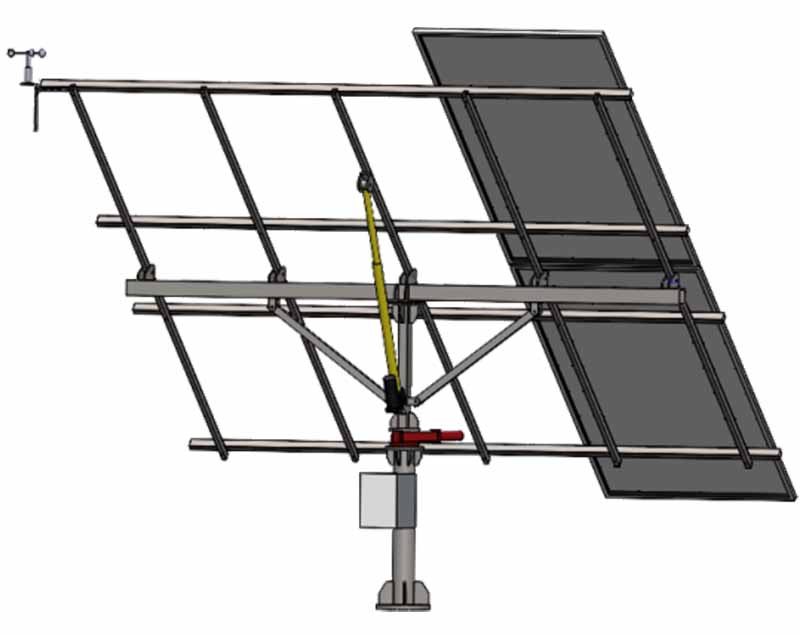 solar tracker Customizable dual axis solar tracker