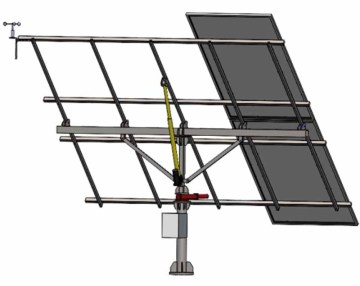 solar tracker Customizable dual axis solar tracker