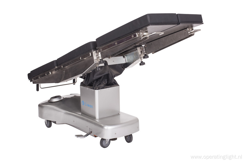 Manual hydraulic operating table stainless steel