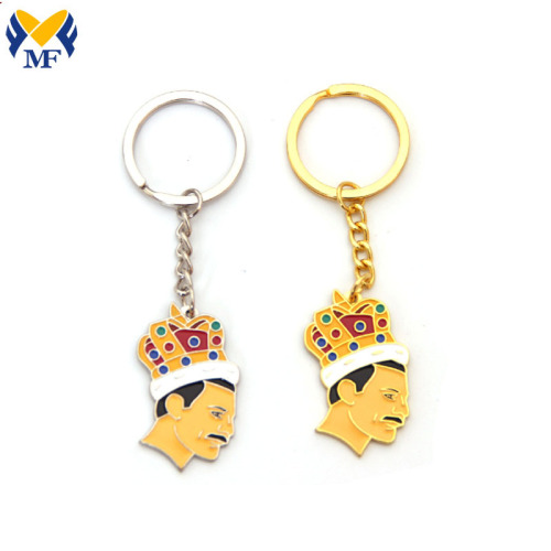 Custom Fashion Cute Zinc Alloy Enamel Keychain