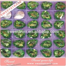 bonito glass sew rhinestone, crystal sew-on strass