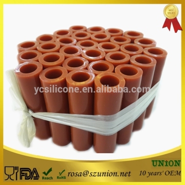 Heat resistant silicone rubber tube