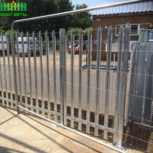 Euro style D/W steel palisade fencing design