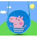 Cartoon Pig Plush Schoolbag Toy Embroidery Bag Backpack