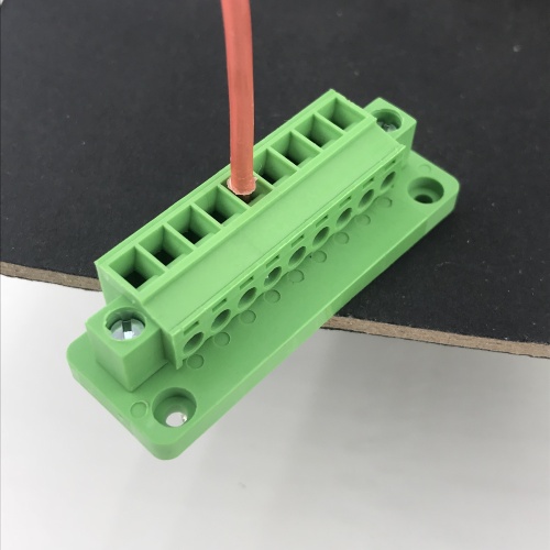 9pin through wall mounting pluggable terminal block