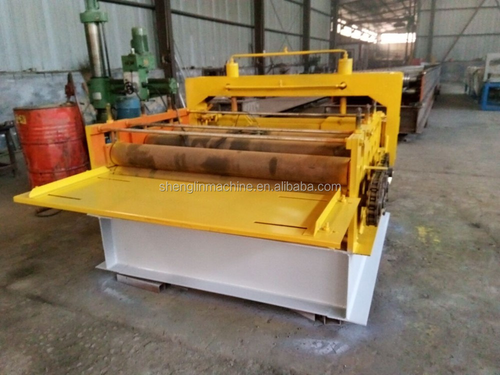 metal sheet slitting leveling and cutting and shearing production line