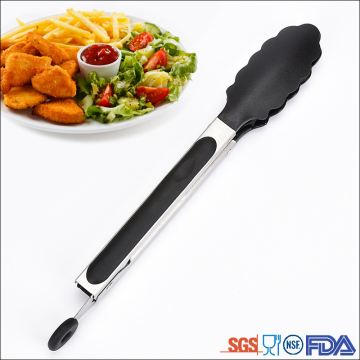 Dishwasher wash plastic Nylon toast salad kitchen tongs